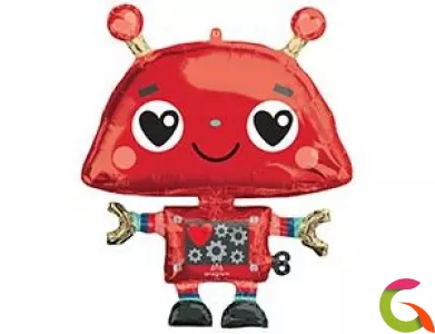 Робот влюбленный сердца Red