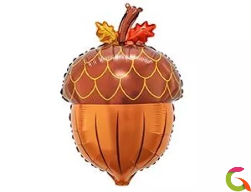 ФОЛЬГИРОВАННЫЙ ШАР "Желудь"