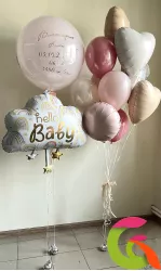 Сет из шаров на выписку "Hello Baby"