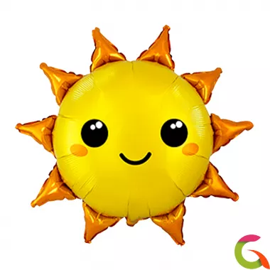 Фольгированный шар "Солнце"