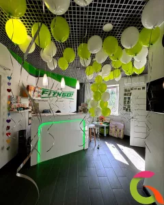 Оформление для фитнес-клуба "FIT-N-GO"