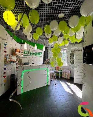 Оформление для фитнес-клуба "FIT-N-GO"