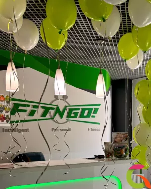 Оформление для фитнес-клуба "FIT-N-GO"