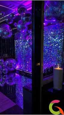 Оформление стильной фотозоны