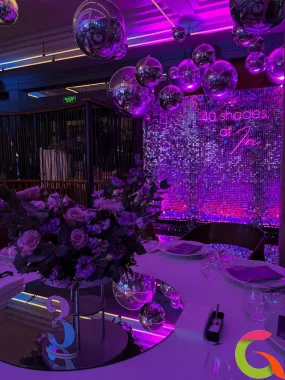 Оформление стильной фотозоны