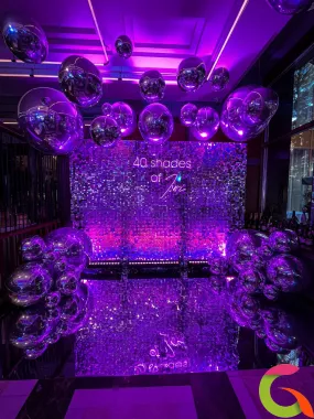 Оформление стильной фотозоны