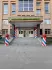 Оформление входной зоны столбиками из шаров