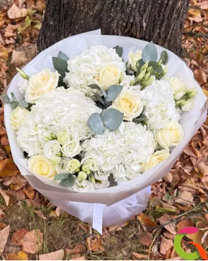 Букет "Белоснежная Гармония"