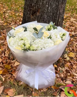 Букет "Белоснежная Гармония"