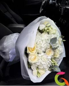 Букет "Белоснежная Гармония"