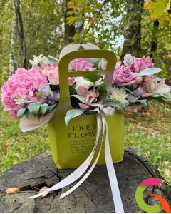 Букет "Розовая Дымка"