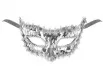 Карнавальная маска Венеция, цвет серебро