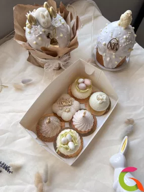 Пасхальный десерт «Купола и облака»