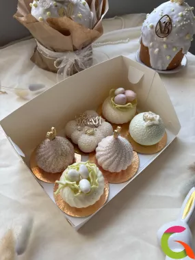 Пасхальный десерт «Купола и облака»