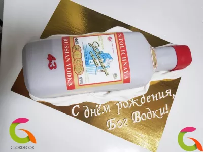 Торт бутылка Водки