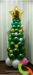 Новогодняя елка из шаров