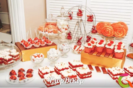 сладкий стол на свадьбу