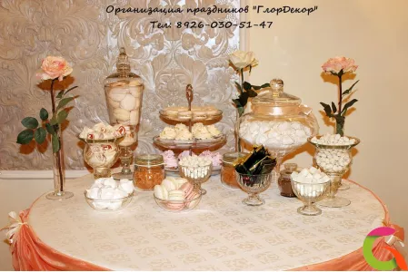 сладкий стол на свадьбу №2