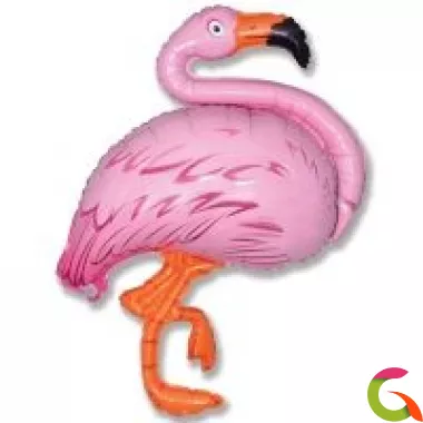 Фольгированный Шар фигура Фламинго 125 см