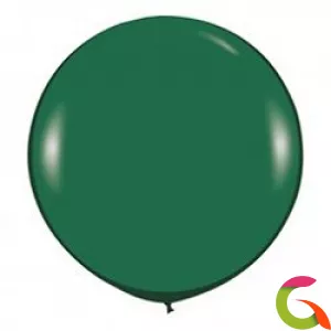 Большой шар с гелием зелёный