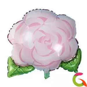 Фольгированный шар Розовая роза 21/53 см