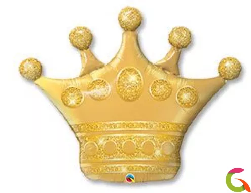 Фольгированный шар Золотая корона