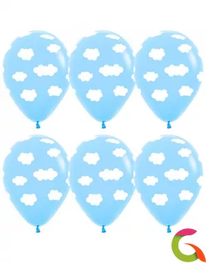 Воздушные шары Облака, Светло-голубой