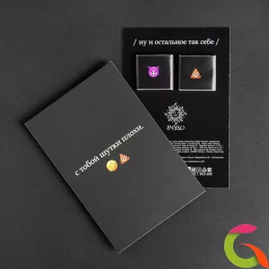 Открытка 2 шоколадки С тобой шутки плохи