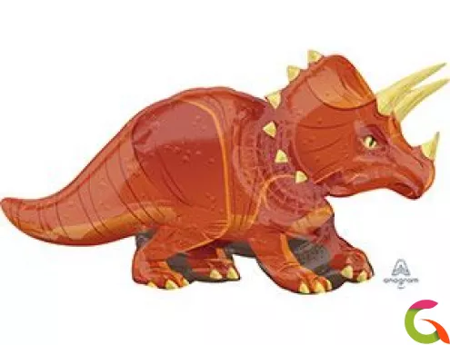 Фольгированный шар Динозавр Трицератопс 42\106 см