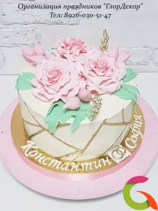 Свадебный торт "Нежность"