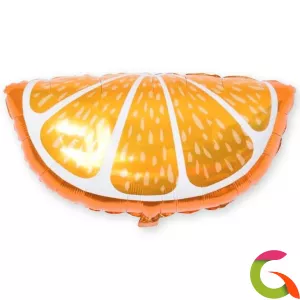 Фольгированный шар Долька апельсина 26/66 см