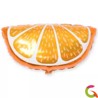 Фольгированный шар Долька апельсина 26/66 см