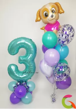 Цифра на стойке 158