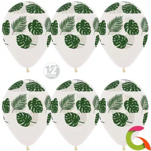 Воздушные шары Зеленые листья