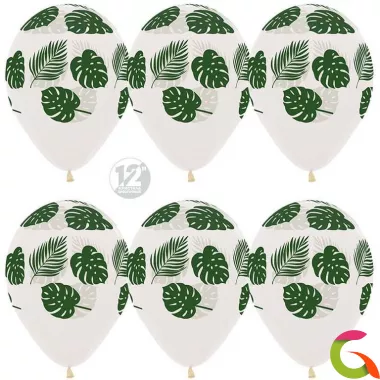 Воздушные шары Зеленые листья