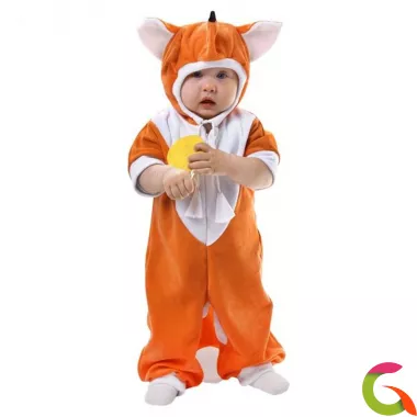 Карнавальный комбинезон для малышей Лисичка с игрушкой