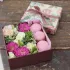 Подарочный набор мини 2 в 1 цветы с макарони 