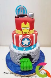 Торт Супер герои