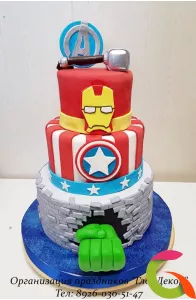 Торт Супер герои