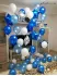 Сет 178 Фотозона с синими и белыми шарами