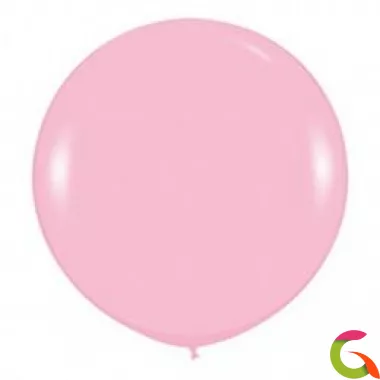 Большой шар с гелием розовый