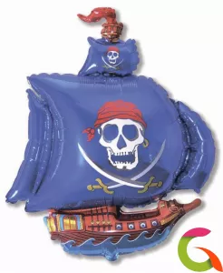 Фольгированный шар Пиратский корабль 41/104 см