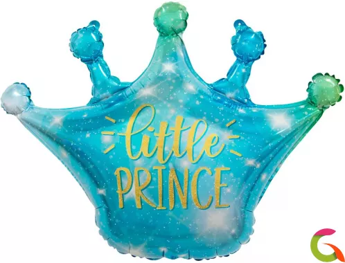 Фольгированный шар Корона Маленький принц/принцесса 30/76 см