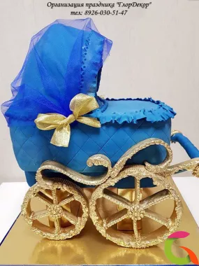 Торт Синяя Коляска