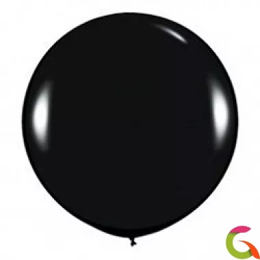 Большой шар с гелием черный