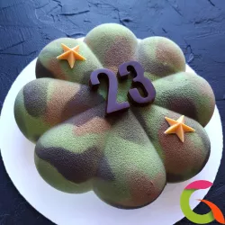 Торт на 23 февраля