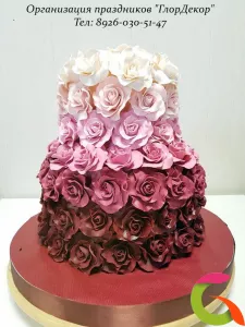  Торт из роз