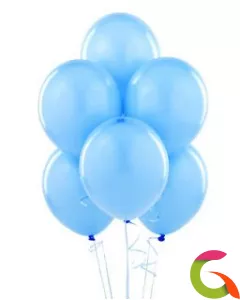 Воздушные Гелиевые шары голубые
