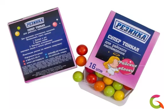 Шуточная жвачка- Резинка Супер тонкая
