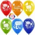 Воздушные шары С Днем Рождения! (Русалочка и нарвал)